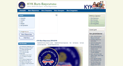 Desktop Screenshot of kykbursbasvurusu.com